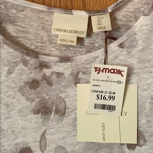 Cynthia Rowley Tops - Cynthia Rowley linen top size L Cynthia Rowley Tops - Cynthia Rowley linen top size L